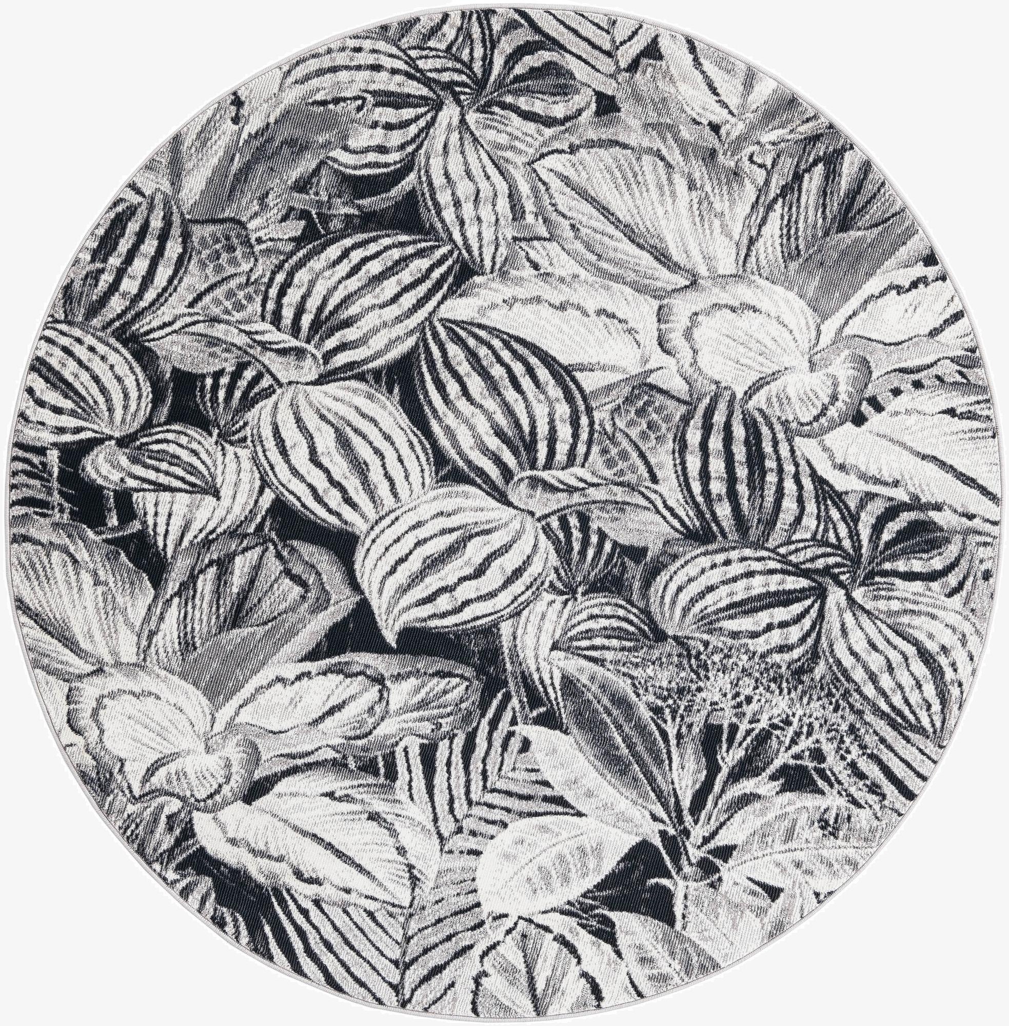 5' 3 x 5' 3 Blossom Round Rug