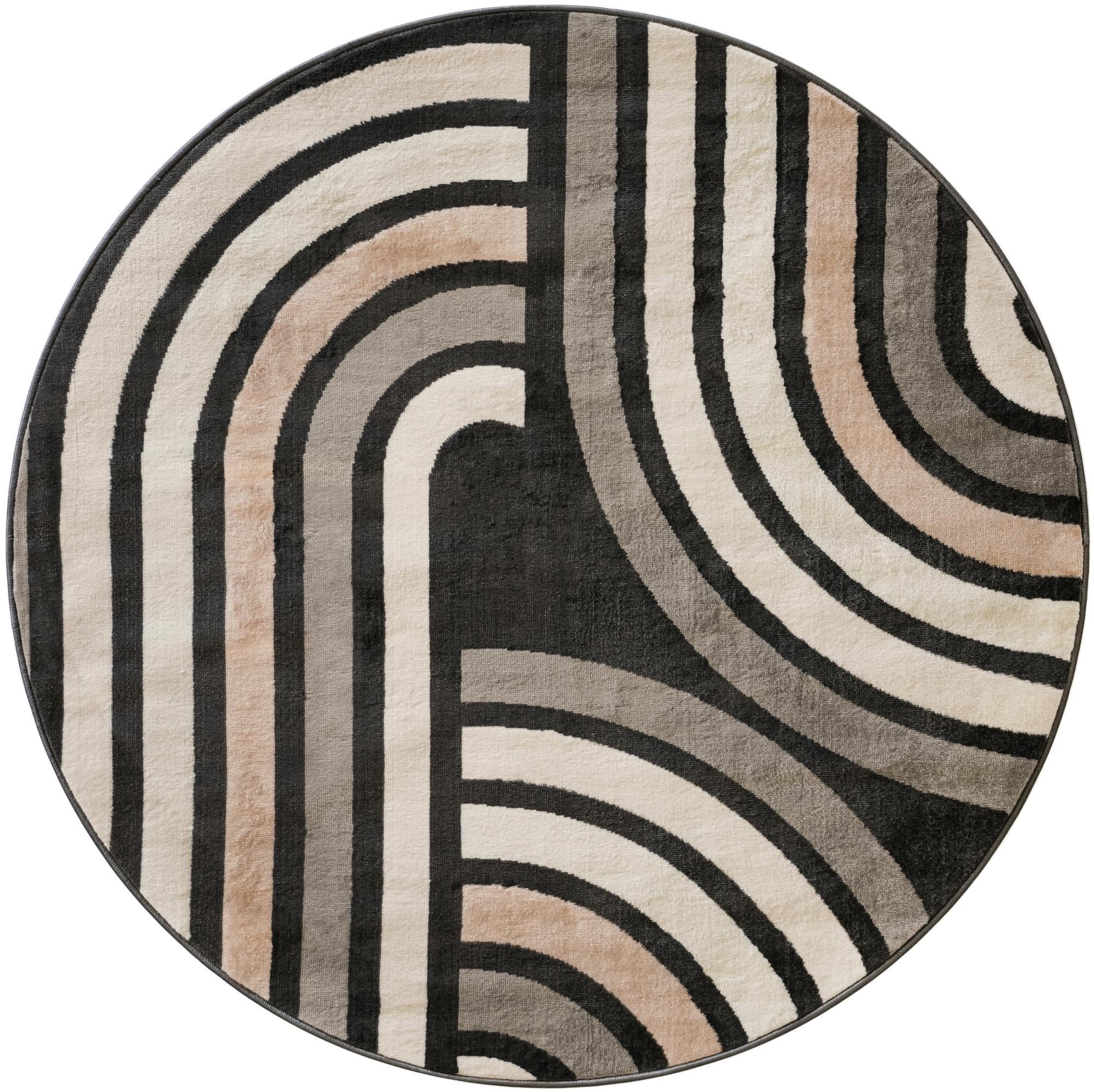 5' 3 x 5' 3 Charlotte Round Rug
