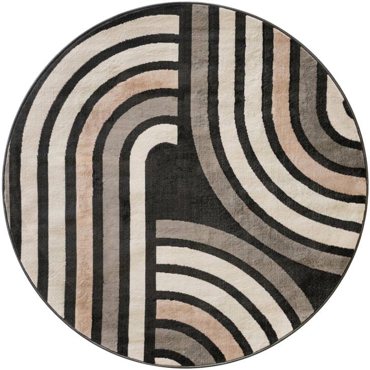 Detail image of 5' 3 x 5' 3 Charlotte Round Rug