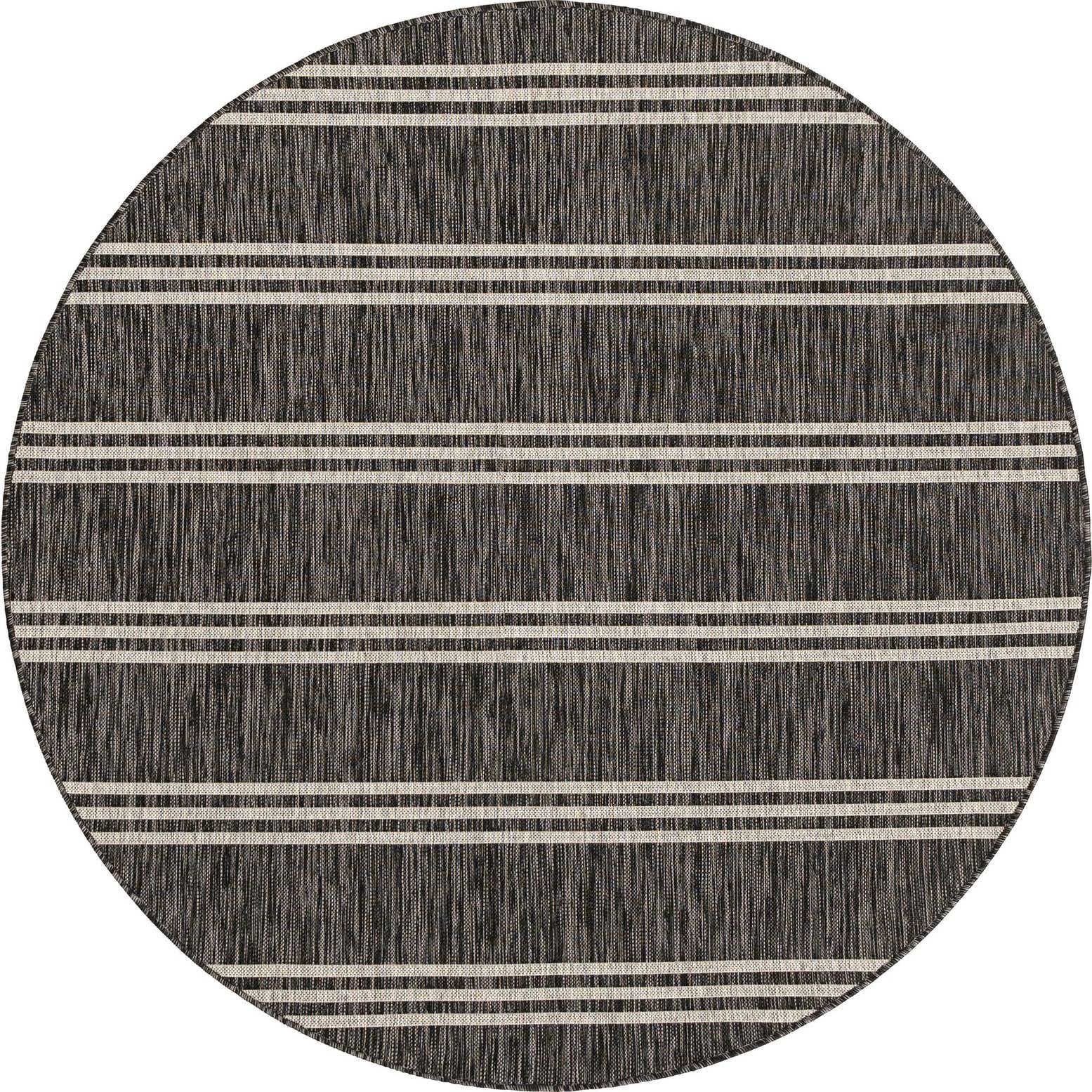 6' x 6' Easy-Clean Jill Zarin Anguilla Indoor / Outdoor Round Rug