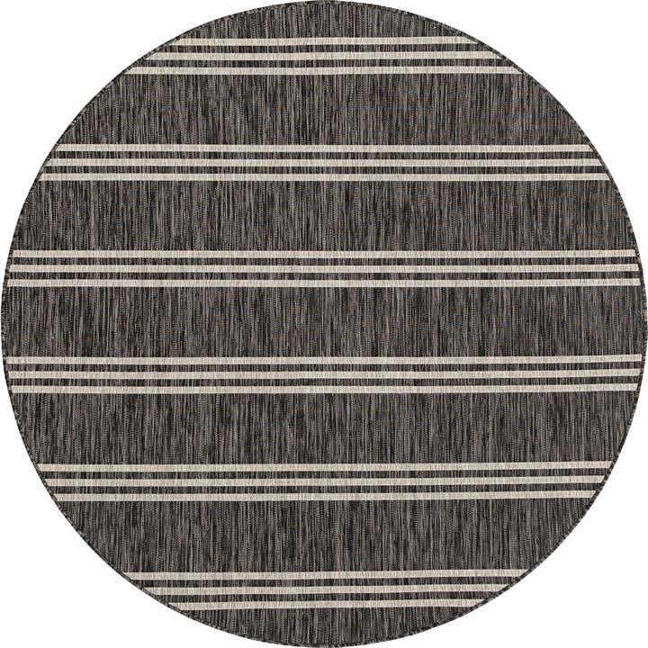 6' x 6' Easy-Clean Jill Zarin Anguilla Indoor / Outdoor Round Rug