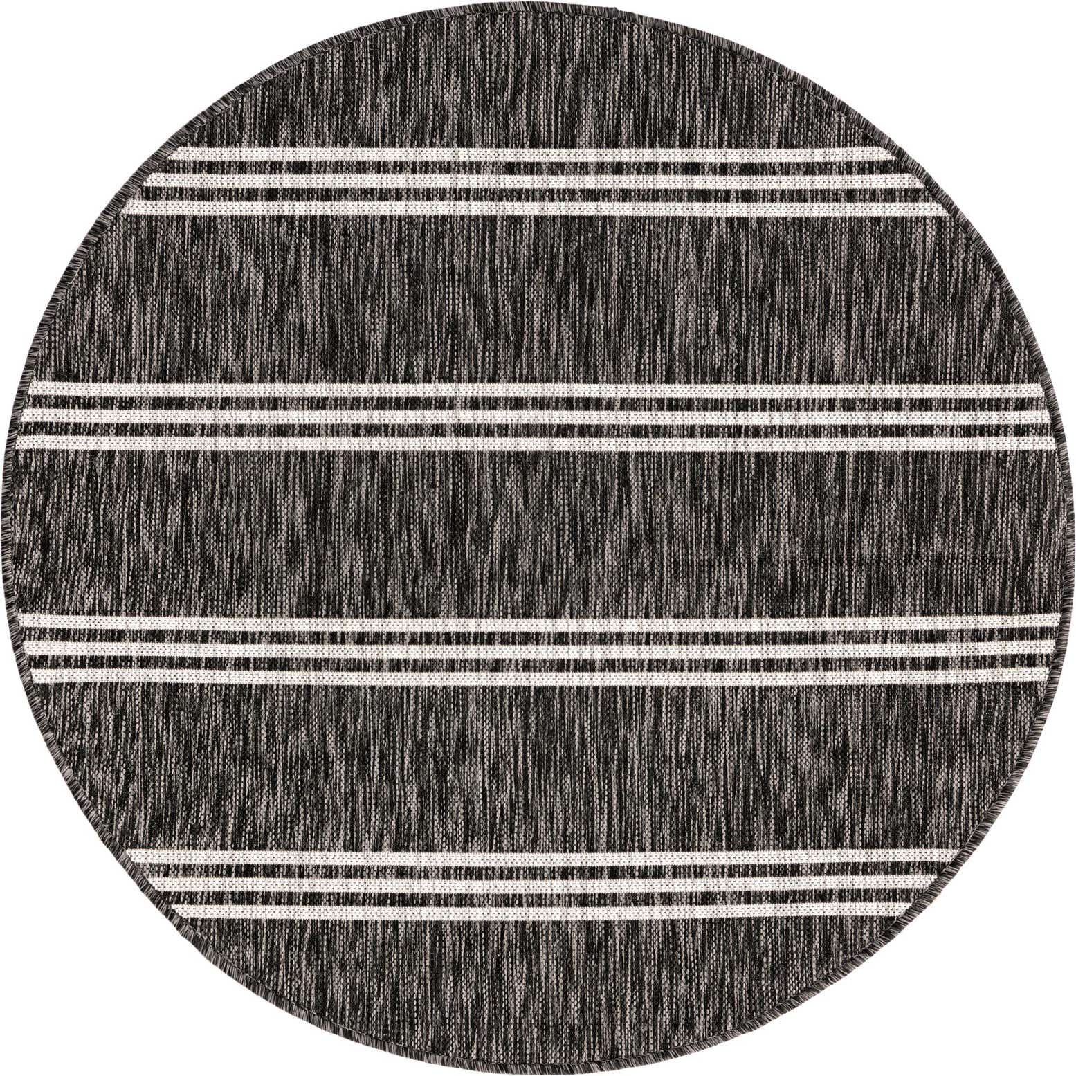 4' x 4' Easy-Clean Jill Zarin Anguilla Indoor / Outdoor Round Rug