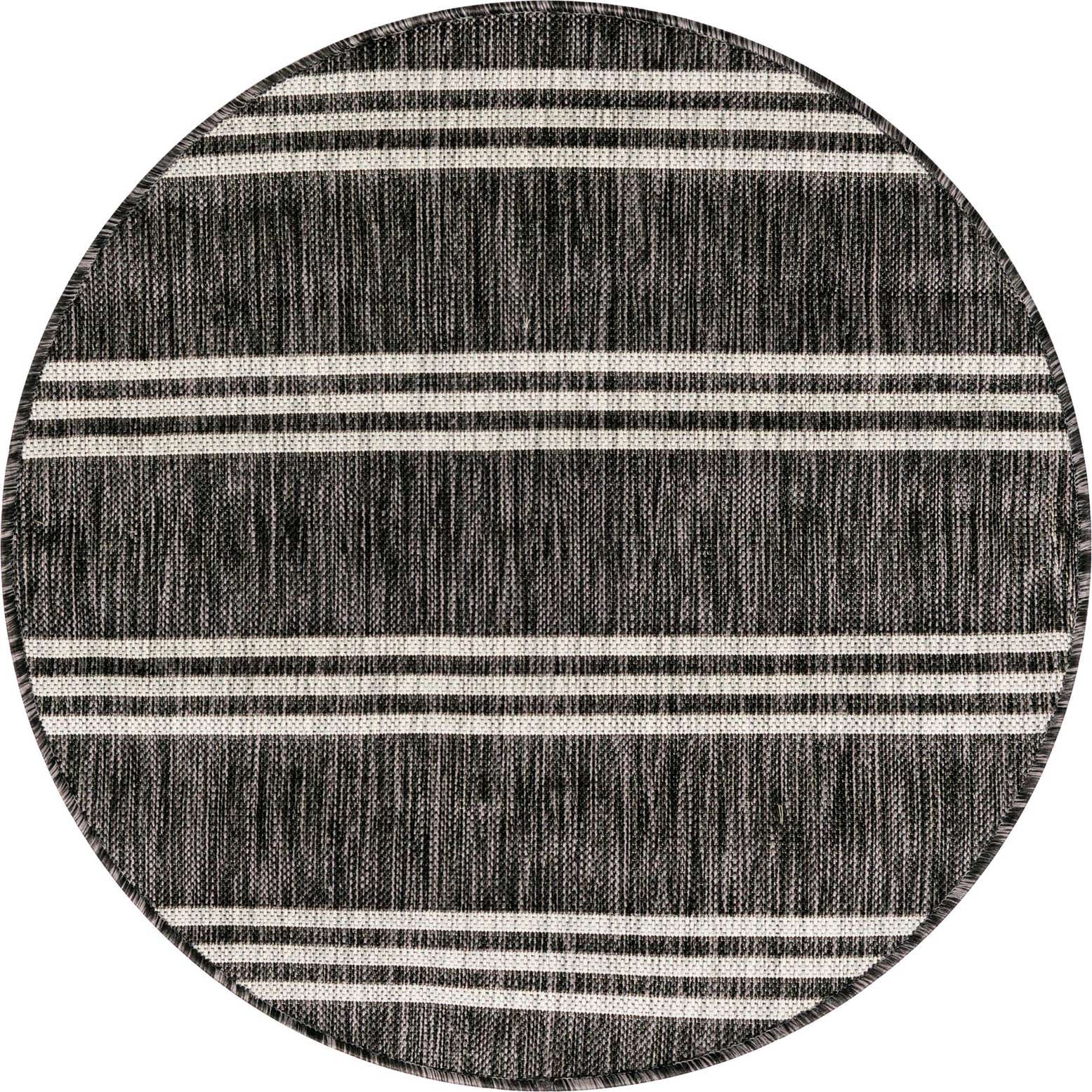 3' x 3' Easy-Clean Jill Zarin Anguilla Indoor / Outdoor Round Rug