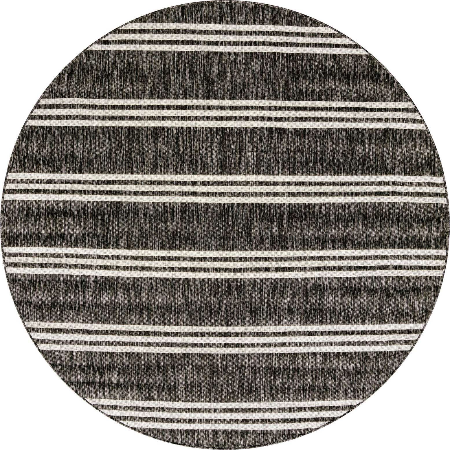 7' 10 x 7' 10 Easy-Clean Jill Zarin Anguilla Indoor / Outdoor Round Rug