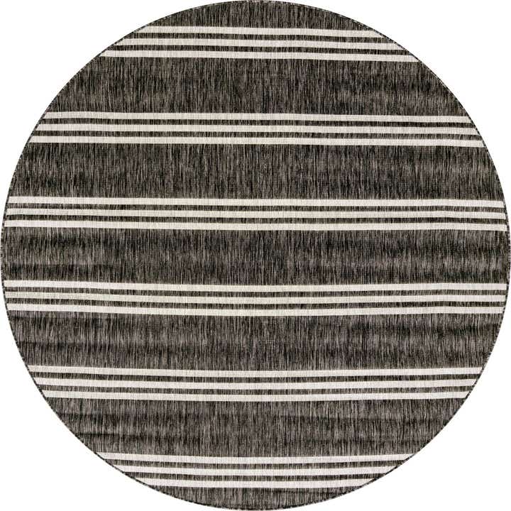 7' 10 x 7' 10 Easy-Clean Jill Zarin Anguilla Indoor / Outdoor Round Rug