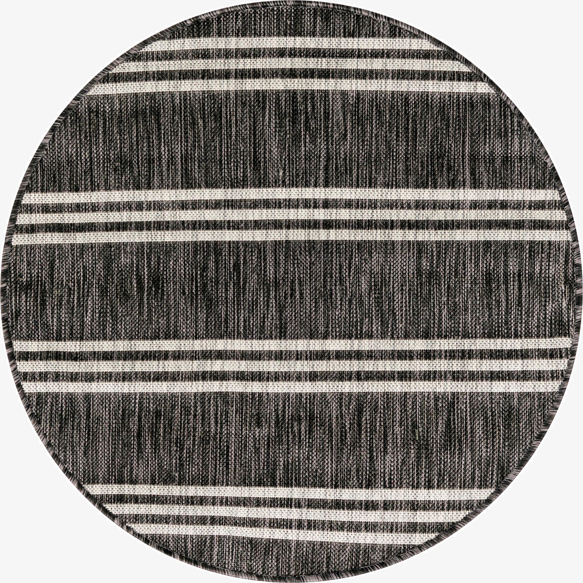3' x 3'  Washable Jill Zarin Anguilla Indoor / Outdoor Round Rug