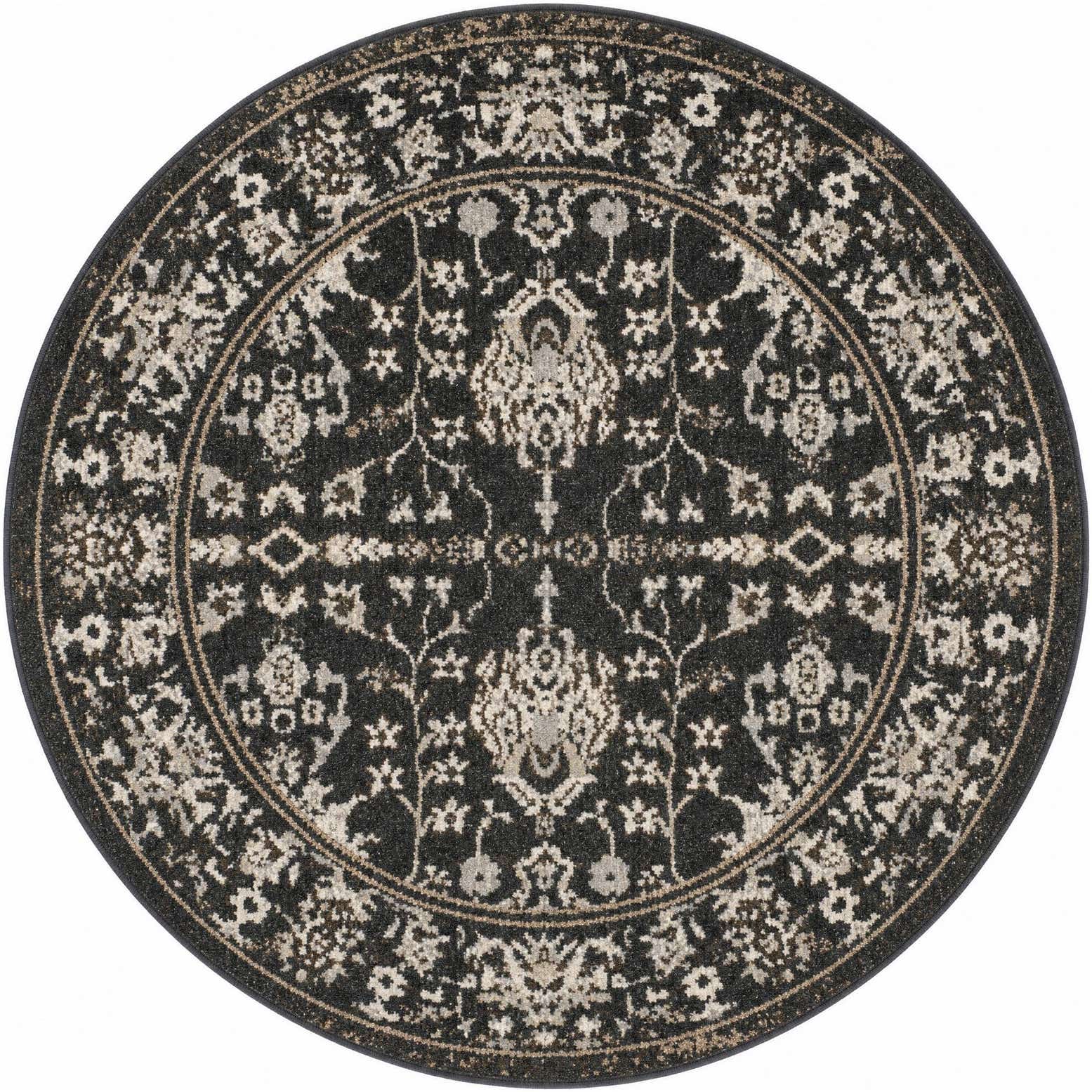 3' 3 x 3' 3 Kamala Washable Round Rug