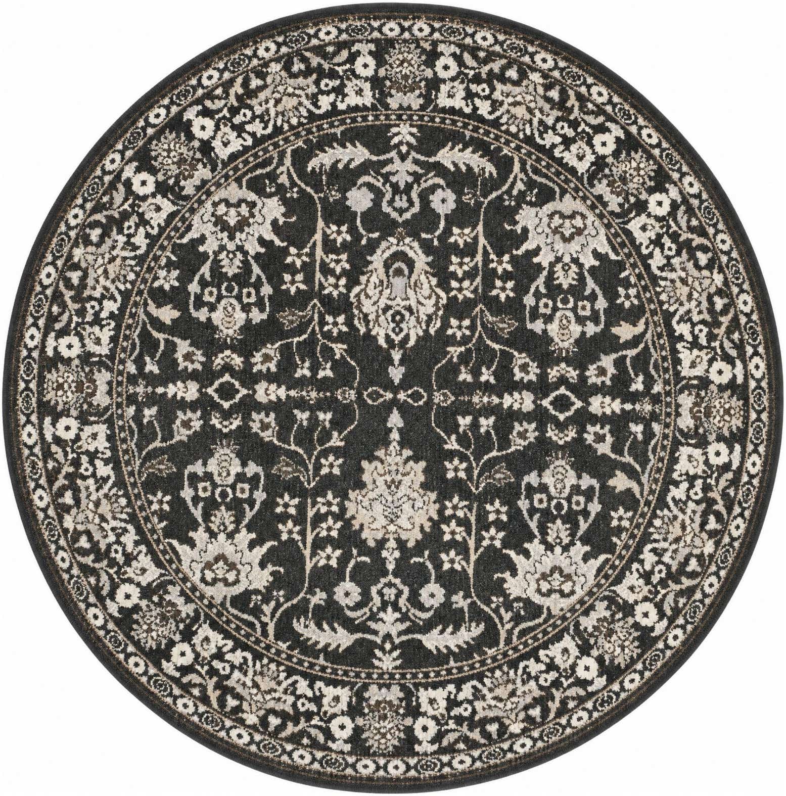 5' 3 x 5' 3 Kamala Washable Round Rug