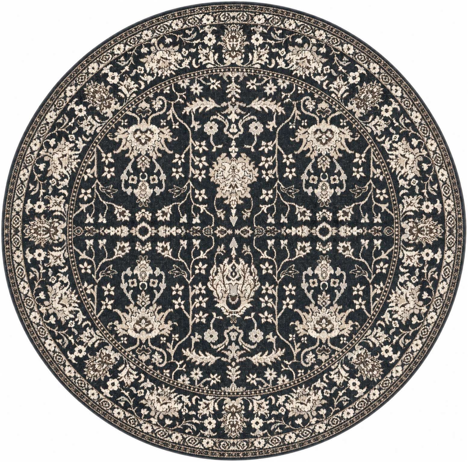 7' 10 x 7' 10 Kamala Washable Round Rug