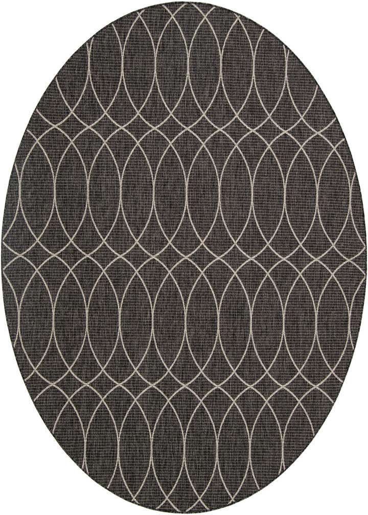 10' x 10' Easy-Clean Lattice Indoor / Outdoor Round Rug