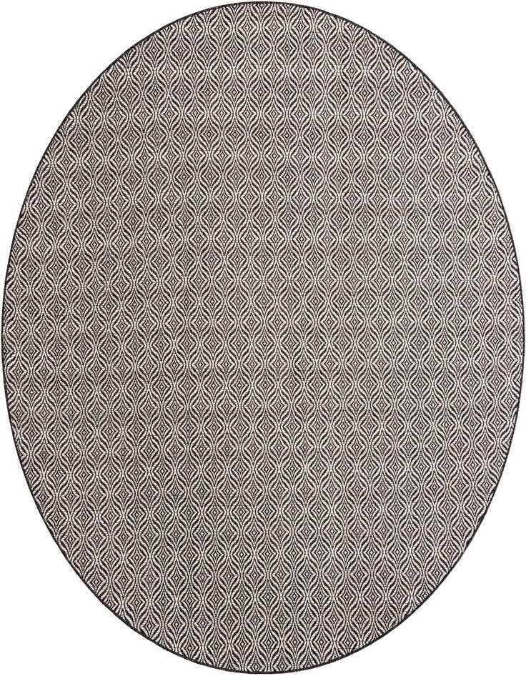Detail image of 10' x 10' Easy-Clean Lattice Indoor / Outdoor Round Rug