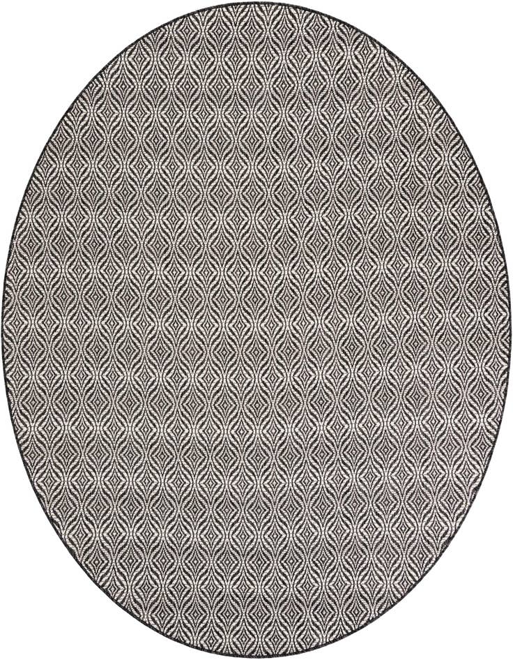Detail image of 7' 10 x 7' 10 Easy-Clean Lattice Indoor / Outdoor Round Rug