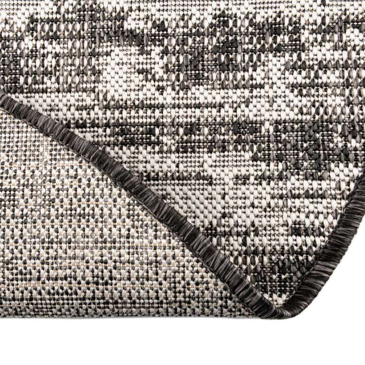 4' x 4' Easy-Clean Modern Indoor / Outdoor Round Rug