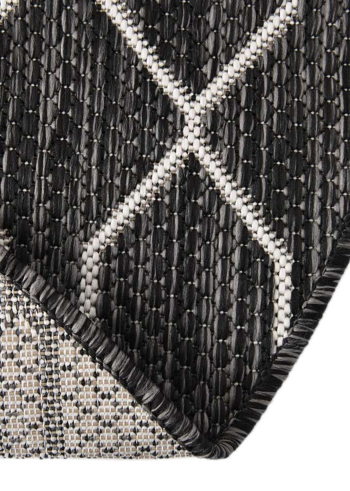 4' x 4' Easy-Clean Trellis Indoor / Outdoor Round Rug