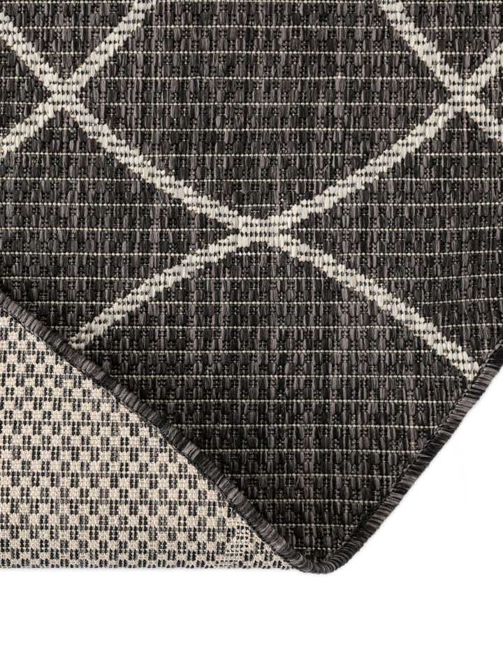 3' x 3' Easy-Clean Trellis Indoor / Outdoor Round Rug