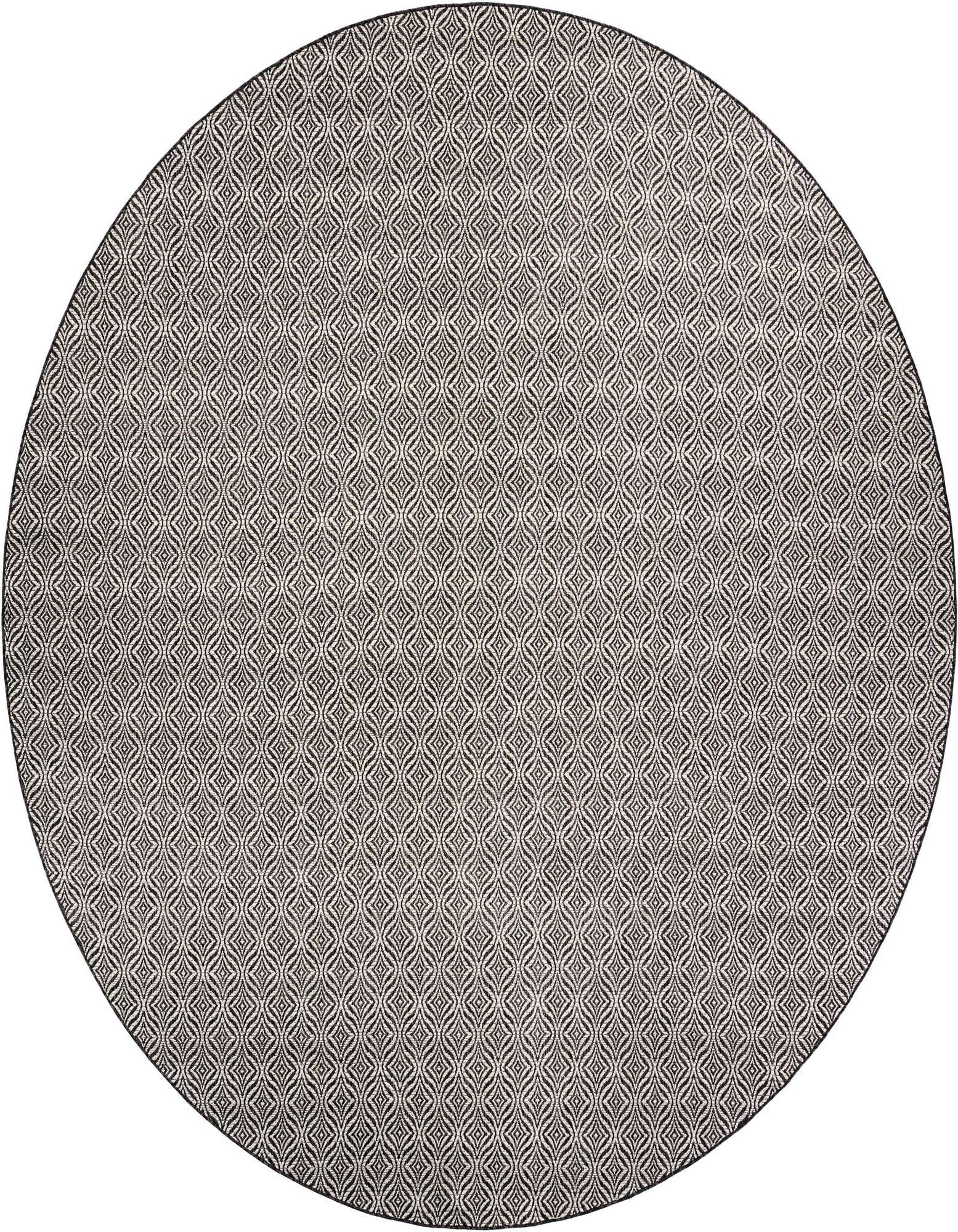 12' x 12' Easy-Clean Trellis Indoor / Outdoor Round Rug