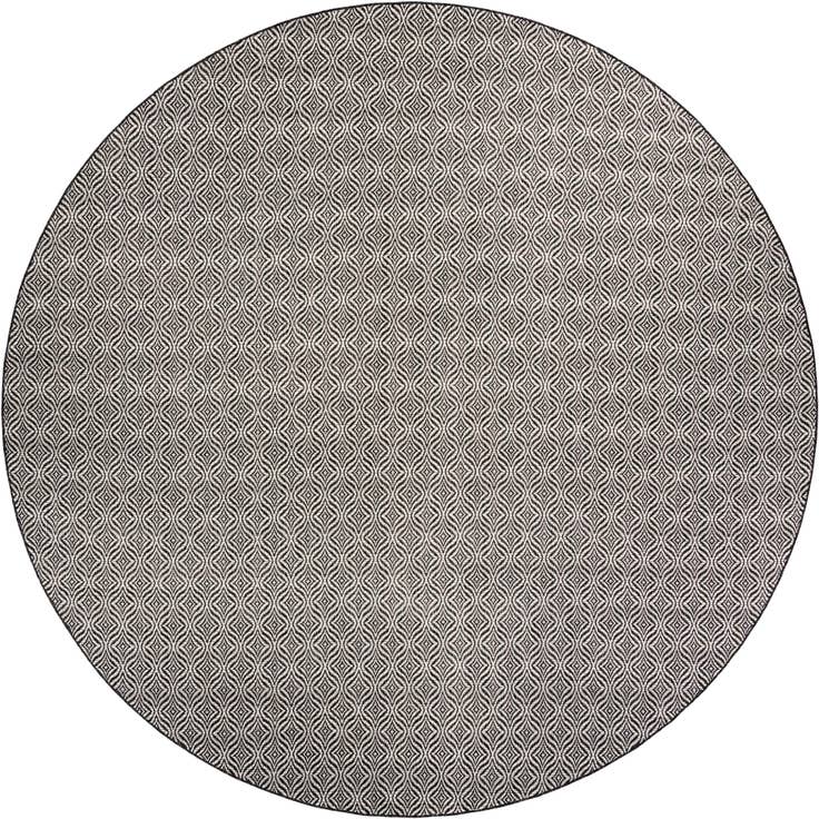 Detail image of 12' x 12' Easy-Clean Trellis Indoor / Outdoor Round Rug