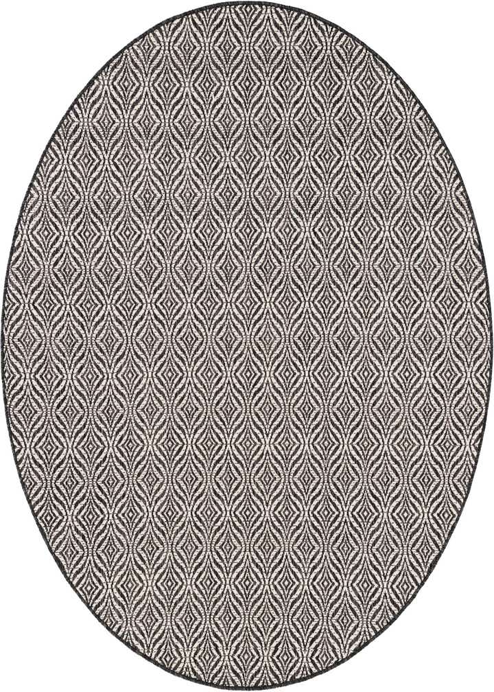 6' x 6' Easy-Clean Trellis Indoor / Outdoor Round Rug