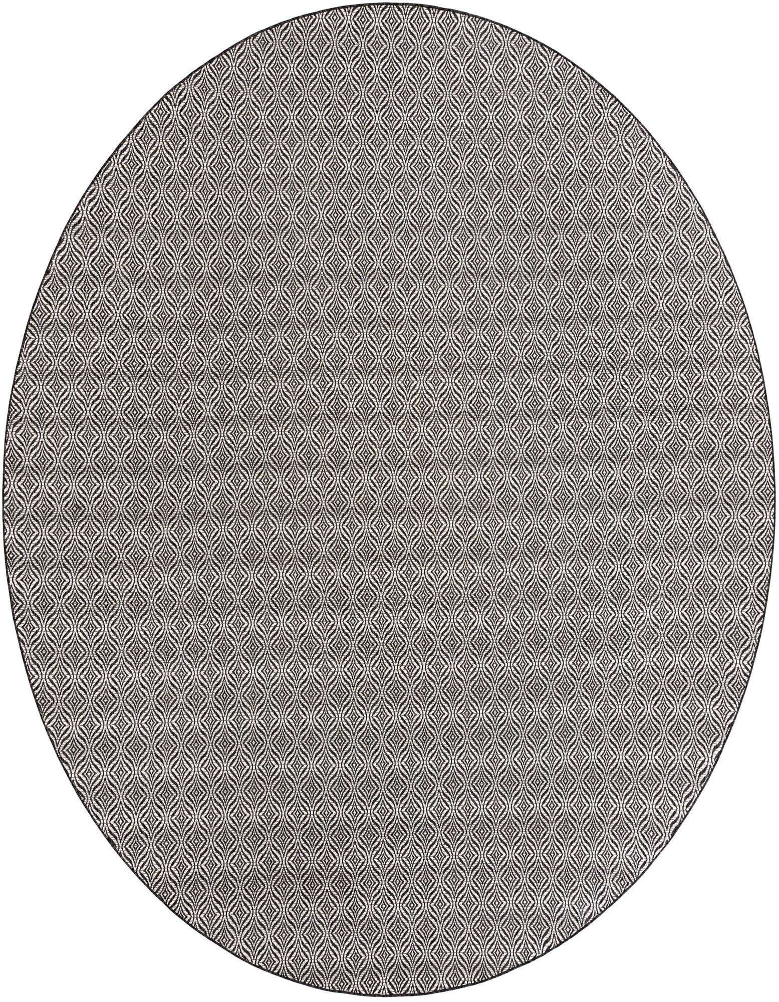 13' x 13' Easy-Clean Trellis Indoor / Outdoor Round Rug