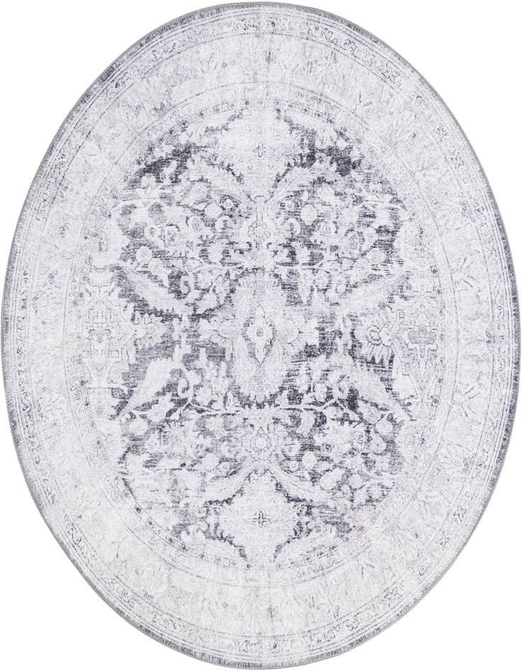 Detail image of 5' x 5' Washable Timeless Round Rug