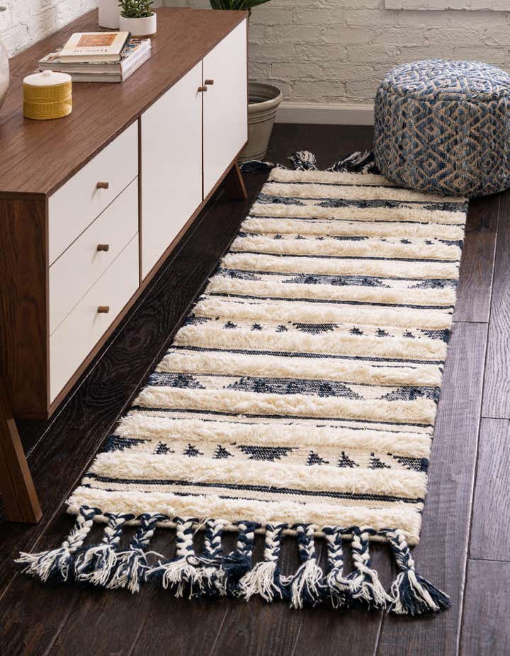 2' 2 x 6' 1 Hand Woven Arizona Wool Runner Rug