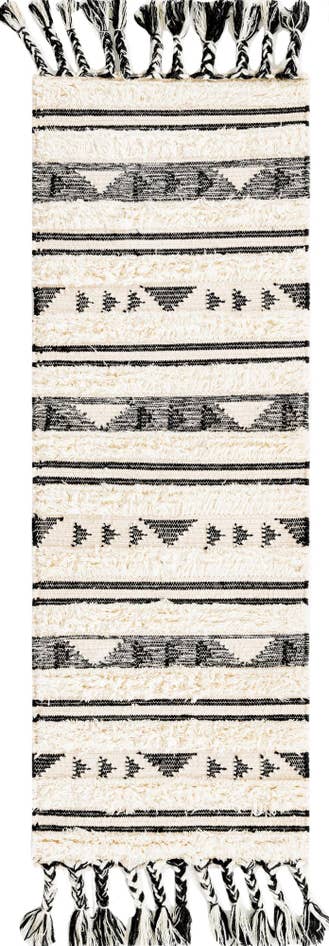 Detail image of 2' 2 x 6' 1 Hand Woven Arizona Wool Runner Rug