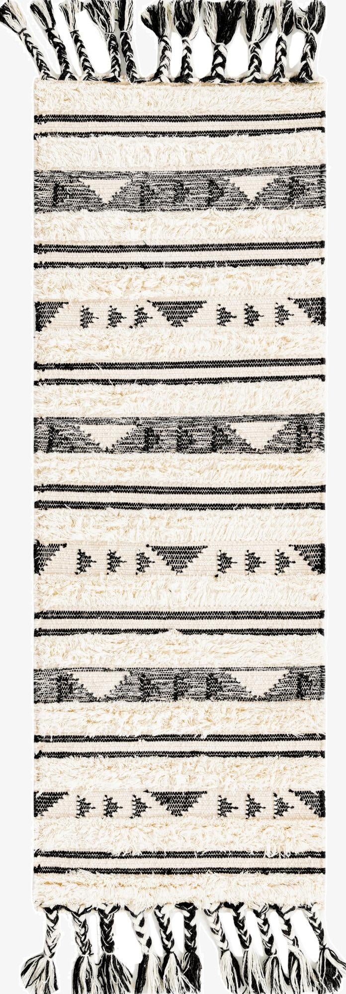 2' 2 x 6' 1  Hand Woven Arizona Wool Runner Rug