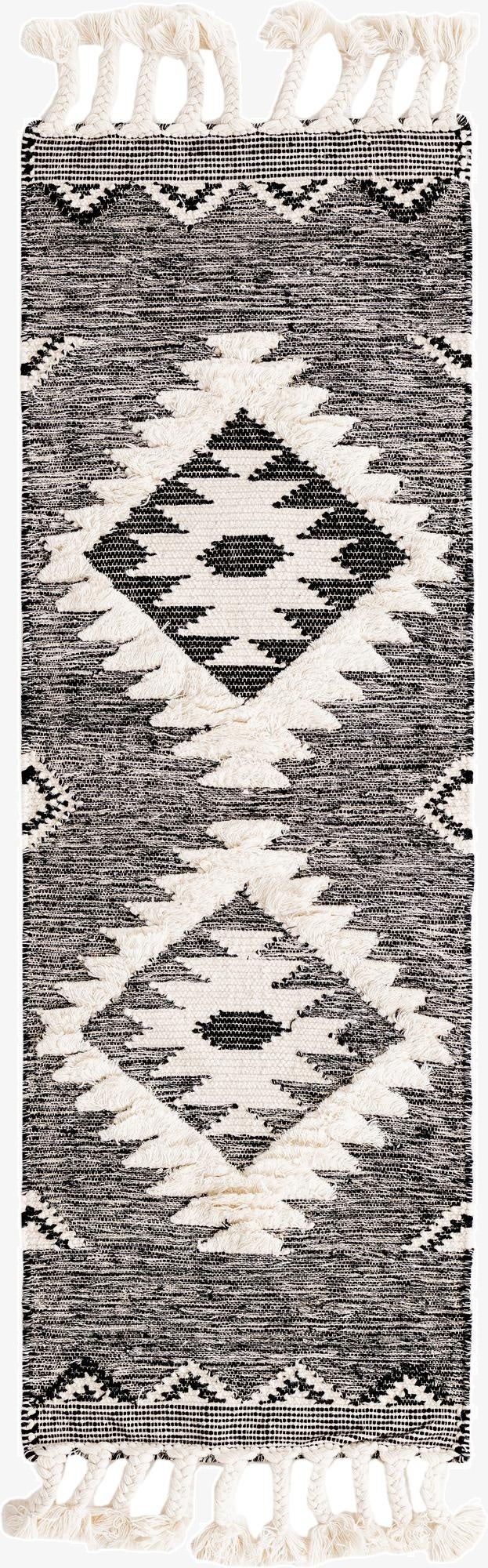 2' 2 x 6' 1  Hand Woven Arizona Wool Runner Rug