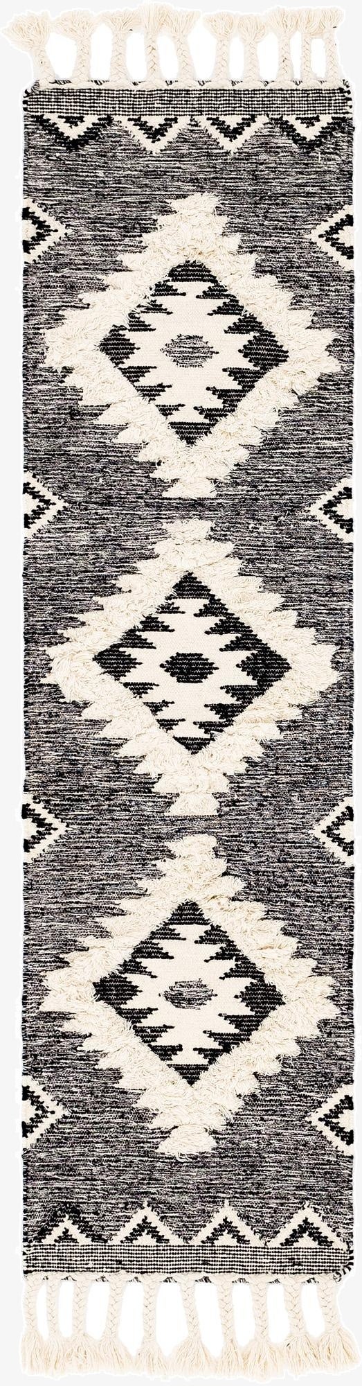 2' 2 x 8' 2  Hand Woven Arizona Wool Runner Rug