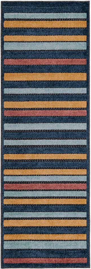 Detail image of 2' x 6' Easy-Clean Belize Indoor / Outdoor Runner Rug