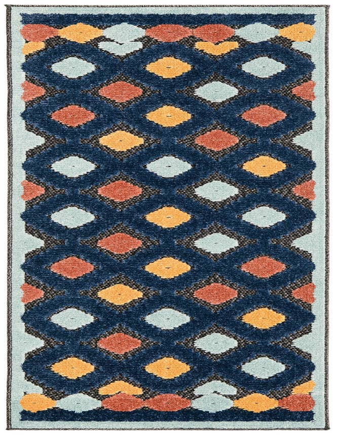 Detail image of 2' x 6' Easy-Clean Belize Indoor / Outdoor Runner Rug