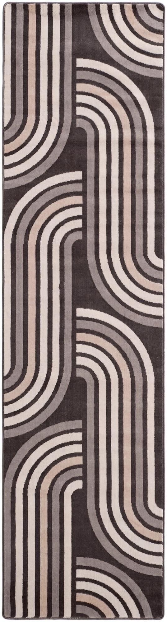 Charcoal Charlotte Runner Rug