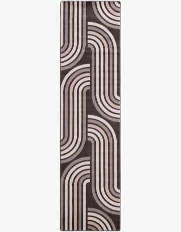 Charcoal Charlotte Runner Rug