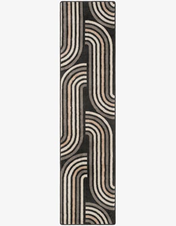 Charcoal Charlotte Runner Rug