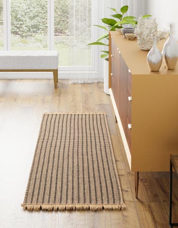 Charcoal Cottage Farm Runner Rug