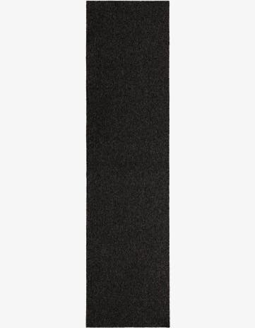 Charcoal Everyday Solid Runner Rug