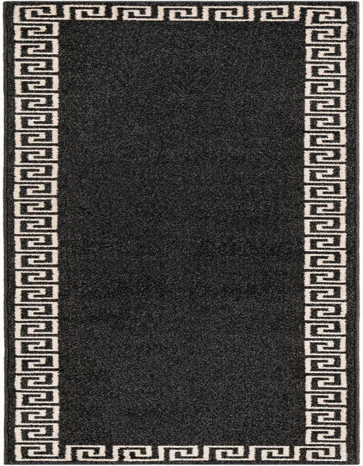 Detail image of 2' 7 x 10' Greek Key Runner Rug