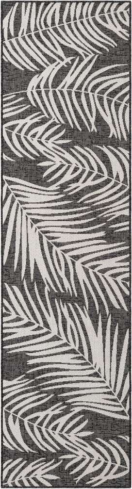 2' 7 x 10' Easy-Clean Botanical Indoor / Outdoor Runner Rug