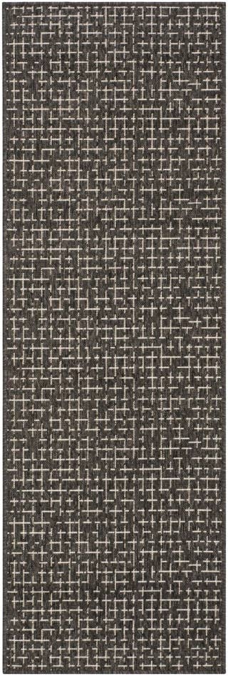 Detail image of 2' x 6' Easy-Clean Checkered Indoor / Outdoor Runner Rug