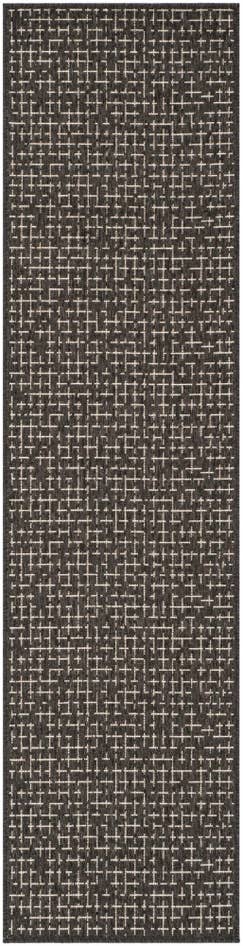 Detail image of 2' x 8' Easy-Clean Checkered Indoor / Outdoor Runner Rug