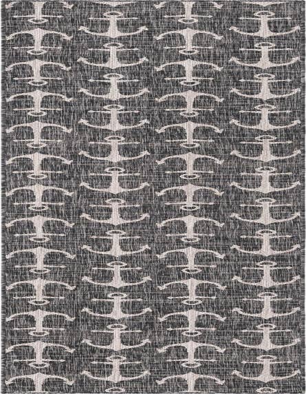 Detail image of 2' 7 x 12' Easy-Clean Coastal Indoor / Outdoor Runner Rug