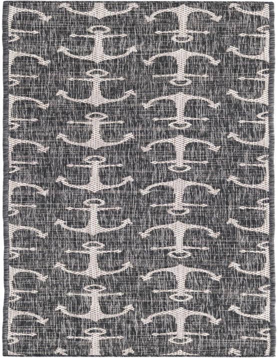Detail image of 2' x 8' Easy-Clean Coastal Indoor / Outdoor Runner Rug