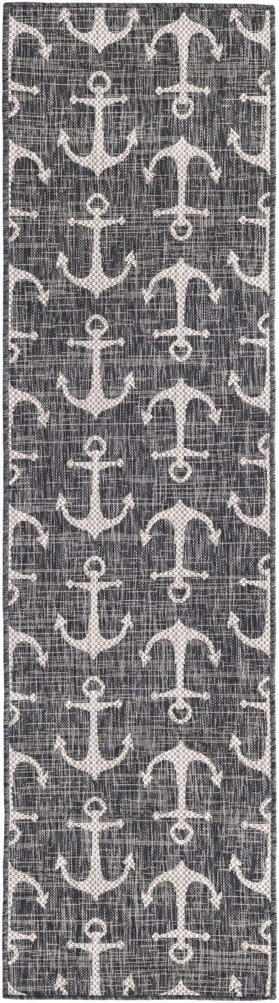 2' x 8' Easy-Clean Coastal Indoor / Outdoor Runner Rug