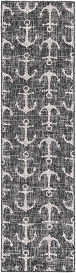 Detail image of 2' x 8' Easy-Clean Coastal Indoor / Outdoor Runner Rug