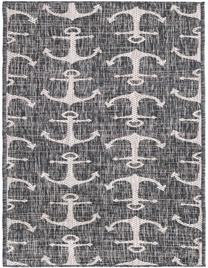 Detail image of 2' x 6' Easy-Clean Coastal Indoor / Outdoor Runner Rug