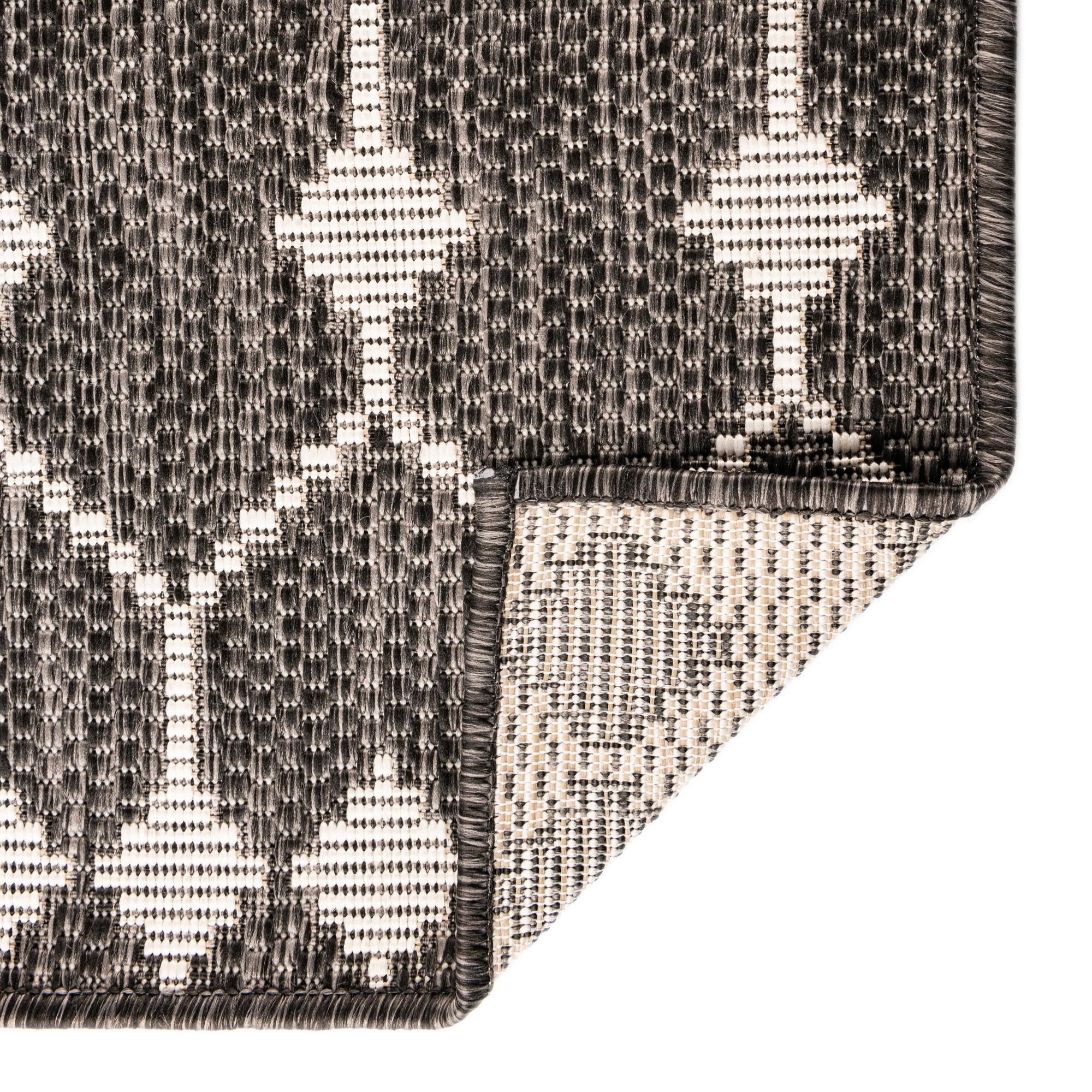 2' x 6' Easy-Clean Lattice Indoor / Outdoor Runner Rug