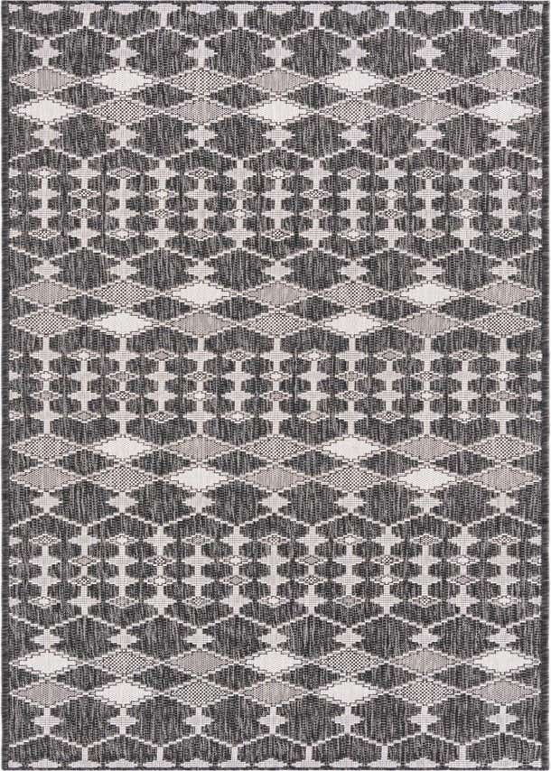 2' 7 x 10' Easy-Clean Lattice Indoor / Outdoor Runner Rug