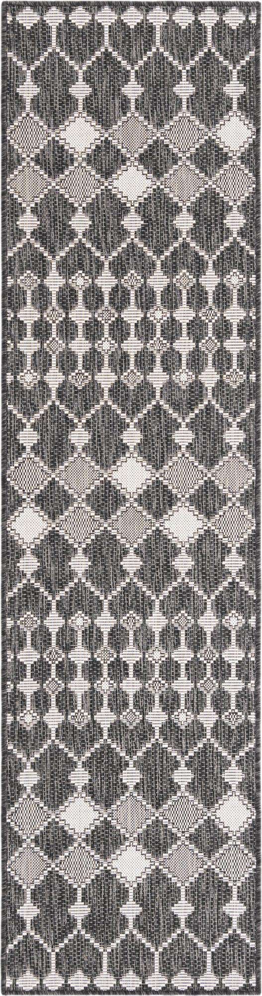2' x 8' Easy-Clean Lattice Indoor / Outdoor Runner Rug