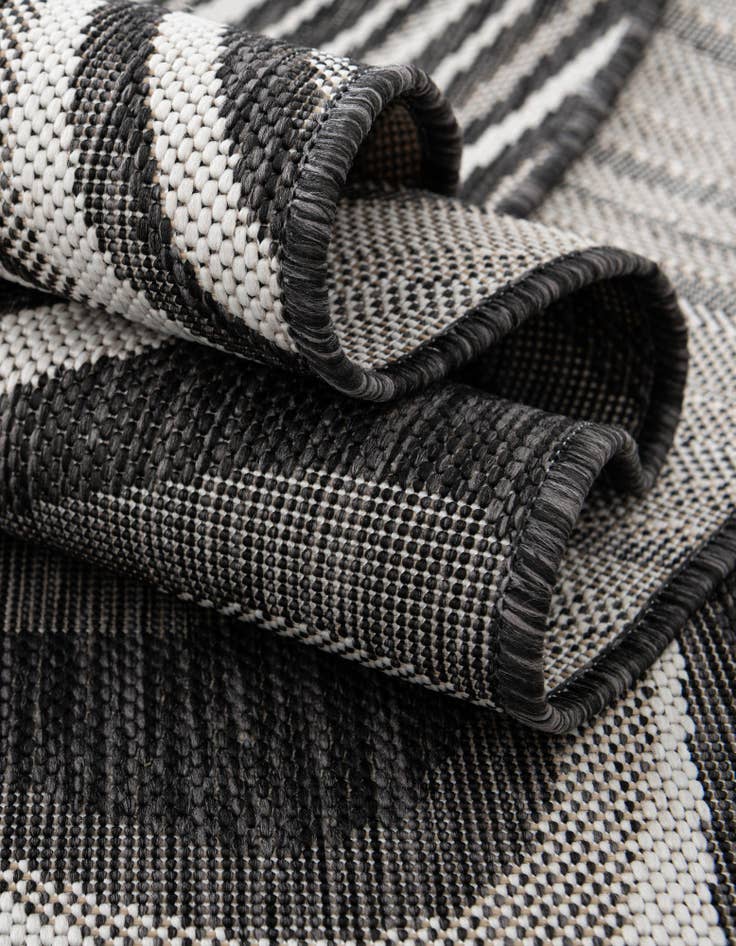 Detail image of 2' x 6'  Washable Modern Indoor / Outdoor Runner Rug