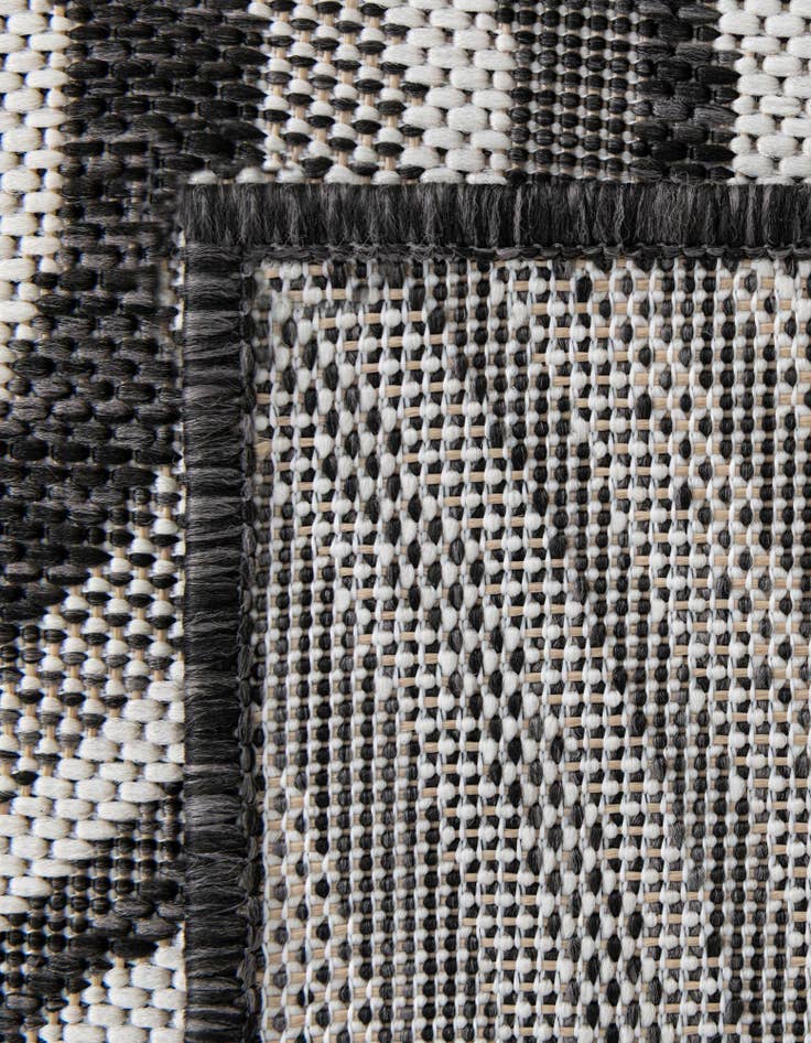 Detail image of 2' x 6'  Washable Modern Indoor / Outdoor Runner Rug